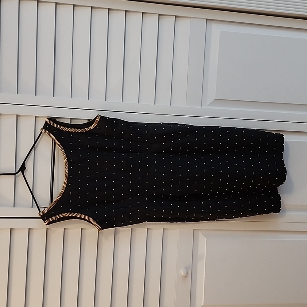 Vintage Excellent condition Rescala Black with Gold Beads